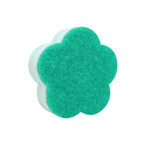 Original 4 Pack Green Flower Shape Cleaning <strong>Sponges</strong> for <strong>Washing</strong> <strong>up</strong> Non-Scratch Multi-Use Dish Kitchen Scrubbing <strong>Sponge</strong> Set - Product Image 6