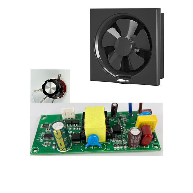 24V 30W Intelligent Temperature Control DC Brushless Exhaust Fan Control Board PCBA Household Strong Ventilation System