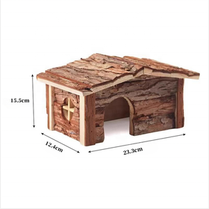 <span class=keywords><strong>Casetta</strong></span> <span class=keywords><strong>per</strong></span> Animali Domestici XL in Legno Naturale Massiccio, Isolata, <span class=keywords><strong>per</strong></span> Esterni, con Tetto Impermeabile in Asfalto, <span class=keywords><strong>per</strong></span> Criceti, <span class=keywords><strong>Casetta</strong></span> Ecologica in Legno - Product Image 3