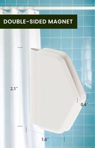 Clips magnétiques en silicone YDS pour rideau de douche, clips magnétiques pour maintenir le rideau de douche fermé, clip pour sac - Product Image 6