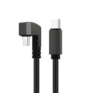 1,5 M 180 grados en forma de U 5V 2.4A rápido USB2.0 al tipo C codo Cable de carga de datos USB-C para jugar juegos - Product Image 6