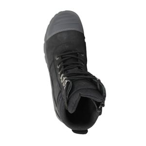 <span class=keywords><strong>Botas</strong></span> DE SEGURIDAD antideslizantes de calidad con punta de acero de cuero negro de tobillo alto impermeables para el trabajo de los hombres - Product Image 4