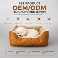 Lit pour chien en peluche de luxe, rectangle, tissu imperméable, lit pour animaux de compagnie moderne et doux, lavable, antidérapant, pour chiens et chats de petite, moyenne et grande taille