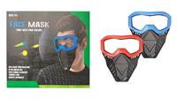 Masque tactique en plastique détachable pour enfants pour jeu de tir cyclisme Noël Cosplay Party Team Selection