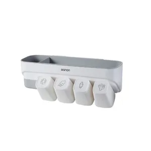 Unique Household Products Wall-mounted Bathroom Storage Holder Toothbrush Holder Rack
