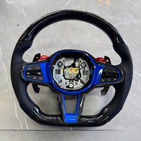 Volant en fibre de carbone forgé personnalisé en usine pour BMW F30 F10 M5 F90 F20 X5 E70 X6 E71 E46 M3 E39 E60 E92 M4 F36 F32