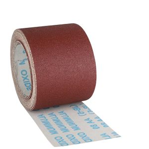 Rollo <span class=keywords><strong>de</strong></span> tela <span class=keywords><strong>de</strong></span> <span class=keywords><strong>esmeril</strong></span> <span class=keywords><strong>de</strong></span> óxido <span class=keywords><strong>de</strong></span> aluminio Premium 3 \ "X 32,8 '\ Durable 75mm X 10m Papel <span class=keywords><strong>de</strong></span> lija <span class=keywords><strong>de</strong></span> pulido <span class=keywords><strong>de</strong></span> madera <span class=keywords><strong>de</strong></span> <span class=keywords><strong>pared</strong></span> 115mm <span class=keywords><strong>de</strong></span> diámetro - Product Image 1