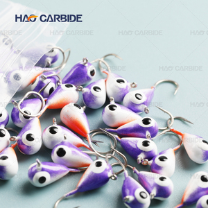 Mồi câu cá trên băng bằng vonfram phát sáng trong bóng tối, đầu mồi câu cá hồi, cá chó, cá vược trên băng - Product Image 5