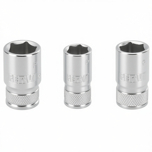 Fervi Hexagon <b>Socket</b> Wrench Normal Series 6 Point Chrome Vanadium Steel Set - Product Image 2