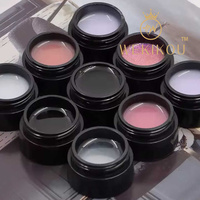 Vente en gros fournisseur d'ongles non toxiques Gel d'extension d'ongles constructeur de marque privée sans Hema avec logo personnalisé