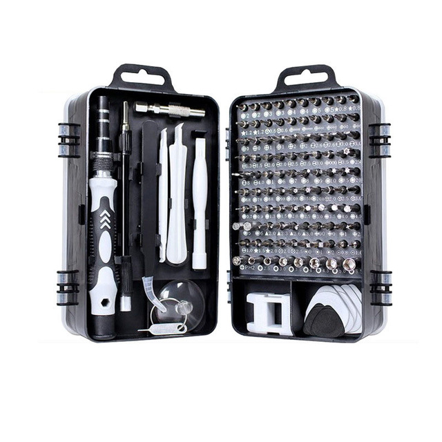 115 in 1 Mobile Phone Repair Screwdriver Set Precision Nickel Chromium Steel Screwdriver Set