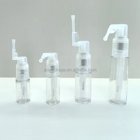 Flacon pulvérisateur à bec long pour poudre sèche 14ml 18ml 25ml 35ml, contenant en PET pour poudre libre, couleur personnalisée, OEM
