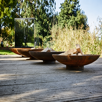 Kit de Camping en acier Corten, grilles en acier, bols de feu décoratifs pour le jardin