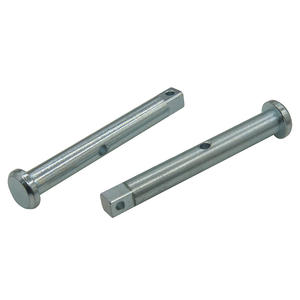 45 #   Pasadores de Posicionamiento de Cabeza Plana de Acero, Pasadores de Horquilla con Orificio en el Extremo, Pasador Cilíndrico, Azul y Negro, Zincado - Product Image 6