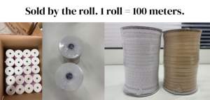 Shantou HuaLiu usine en stock 10mm 20mm 100 Yards épaisseur sous-vêtements <span class=keywords><strong>bande</strong></span> élastique Nylon Spandex replier élastique - Product Image 6