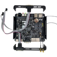 Mini PC Linux Ubuntu sin Ventilador, Doble LAN, Cuatro Núcleos J1900 J6412 J2900 N2840, Señalización Digital, KIOSK, Computadora Industrial para Operación Continua 24/7