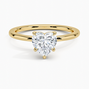 Abiding Abordable Luxe Bijoux Laboratoire Diamant Caché Halo Conception Coeur 6x6mm Bague Diamant Bijoux En Gros Au <span class=keywords><strong>750</strong></span> Bague En <span class=keywords><strong>Or</strong></span> - Product Image 1