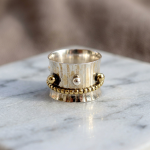 Premium Quality Handmade Meditation 925 Sterling Silver <b>Spinner</b> <b>Ring</b> Jewelry Wholesale Factory Price - Product Image 3