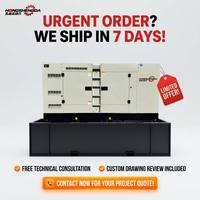 Groupe électrogène diesel silencieux Cummins 150 kW 187,5 kVA Stamford triphasé 50/60 Hz CE ISO pour alimentation de secours industrielle