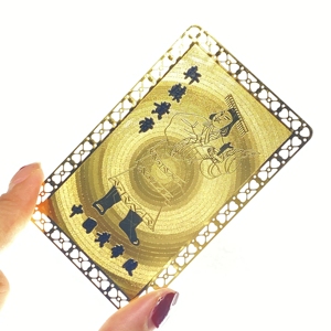 สลักโลโก้ด้วยเลเซอร์สำหรับนามบัตรนามบัตรโลหะตามสั่ง - Product Image 3