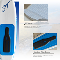 Planche gonflable Downwind, SUP, Wing Foil, Hydrofoil, Planche de surf, Ensemble avec pompe, Équipement aquatique pour le surf et le paddle board