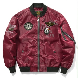 OEM Casual Slim-fit Pilot <strong>Jacket</strong> for Men with Stand Collar Korean Style <strong>Waterproof</strong> <strong>Thin</strong> for Daily Streetwear Outdoor Sports - Product Image 6