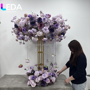 LEDA - Camino de Mesa de Flores Artificiales al por Mayor, Camino de Mesa de Flores de Seda para Decoración de Bodas, Camino de Mesa de Flores Artificiales - Product Image 1