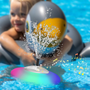 Impermeable IPX7 Fuente Flotante RGB Luz Bluetooth Altavoz Barco Tarjeta TF Altavoces inteligentes Sistema <span class=keywords><strong>de</strong></span> audio Sonido - Product Image 5