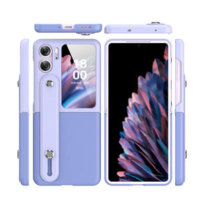 Роскошный защитный чехол с ремешком на руку для Oppo Find N2 - Product Image 1