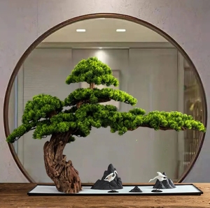 Grand Bonsaï Unique en Cèdre Japonais, Magnifique Arbre d'Olivier Artificiel en Plastique, Grand Arbre Banyan - Product Image 3