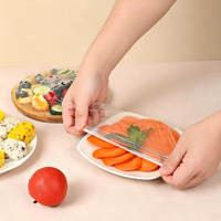 Vente en gros d'usine : Housses alimentaires extensibles jetables en PE de qualité alimentaire, pliables et multi-tailles, pour le stockage au réfrigérateur