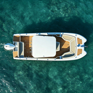 Bateau de pêche à console centrale sur mesure de 22 pieds/6,8 m, catamaran à moteur, coque en V profond, double coque, yacht de loisirs en fibre de verre à vendre - Product Image 4
