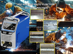 เครื่องเชื่อมมิก 6 in 1 ขนาด 250 แอมป์ ราคาถูกที่สุดสำหรับเครื่องเชื่อมมิก สำหรับเครื่องเชื่อมมิกแบบอาร์คแคปเทน 220v - Product Image 5