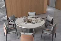 Revêtement mural grand format en pierre frittée, 3 motifs continus KLA227 pour les projets de chambres et de villas de luxe