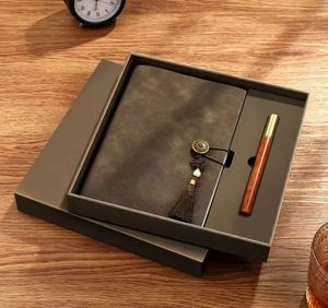 <b>Red</b> Notebook and Pen <b>Gift</b> <b>Box</b> Set for OEM Business <b>Gifts</b> Corporate Branding and Wholesale Stationery Orders - Product Image 4