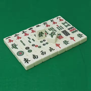 Vente en gros Ensemble de Mahjong en ivoire personnalisé professionnel 144 pièces Fabrication de Mahjong en mélamine à bas quantité minimale de commande pour les jeux de casino - Product Image 3