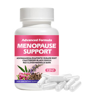 Capsules de cohosh noir OEM pour soutenir la ménopause, complément alimentaire à base de plantes personnalisable