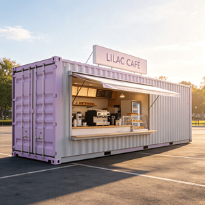 Contenedor de Envío Personalizado para Restaurante, Tienda de Comida Prefabricada, Cafetería Modular, Comedor Móvil, Casas Bar de Playa - Product Image 3