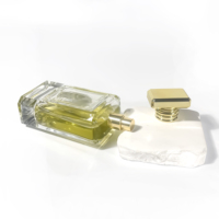 Flacon de parfum rectangulaire, flacon pompe pour lotion, 100 ml, emballage pour soins de la peau, vaporisateur, atomiseur, flacon de parfum avec boîte