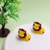 100 figurines miniatures de lions en résine mignonnes, artisanat 3D, animaux pour accessoires de jardin féerique, décoration de bureau