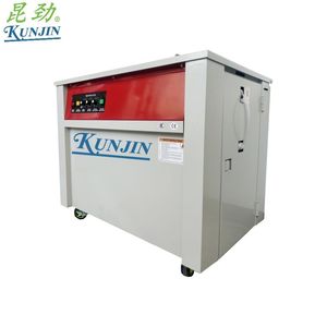 2024 recién llegados máquina de paquete de cartón doble cinta de plástico PP máquina <span class=keywords><strong>flejadora</strong></span> semiautomática máquina de balas de poste - Product Image 3