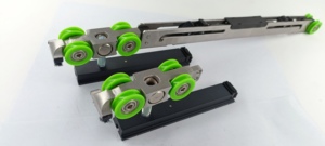 Hai chiều cửa trượt đệm kính thiên văn cửa trượt con lăn hoàn hảo cửa trượt rollerssystem - Product Image 4