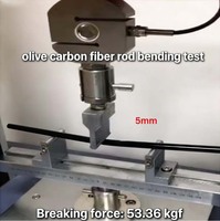 Tige en fibre de carbone de 4,5 mm et 5,0 mm, résistante à la corrosion et à la fatigue, pour machine à secouer les olives électriques