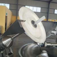 Hoge snelheid 40L/80L/125L kommenger machine, patehakmachine, runder- en varkensvleesmengapparaat, worstemulsiehakmachine