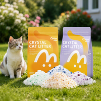 Kristal Pasir Kucing Indikator PH Silika Gel Beraroma Lavender, Sangat Menyerap, Bersertifikat BRC, untuk Pemantauan Kesehatan