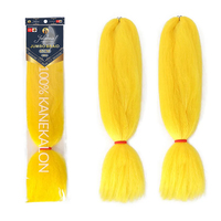 Extension de cheveux tressés synthétiques couleurs personnalisées Yaki Pelo Sintetico Venta Cabello Yaky Soft 100 Jumbo Kanekalons Al Por Mayor