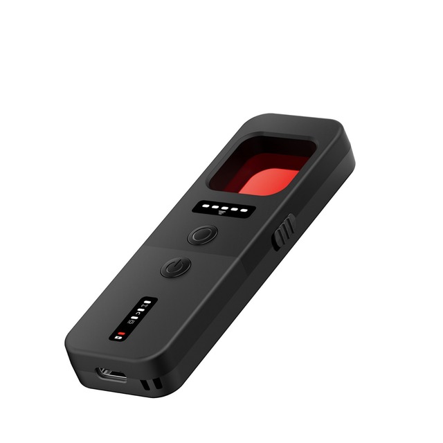 Wireless Camera Detector Anti-Spy RF Signal GPS Tracker Infrared Hidden Bug Sweeper Alarm for Hotel/Travel Made of Plastic