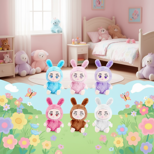 Peluche de Conejito Fluffy Pixiepop de 17 cm, Juguete Suave para Niños, Regalo - Product Image 3