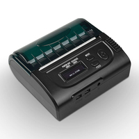 Imprimante thermique de reçus Android Widows POS avec écran LCD 80 mm, imprimante portable Bluetooth mini pour étiquettes