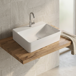 Lavabo de salle de bain de luxe pour hôtel, à poser sur table, en céramique, granit, porcelaine, design artistique, pour lavage des mains, usage hospitalier - Product Image 2